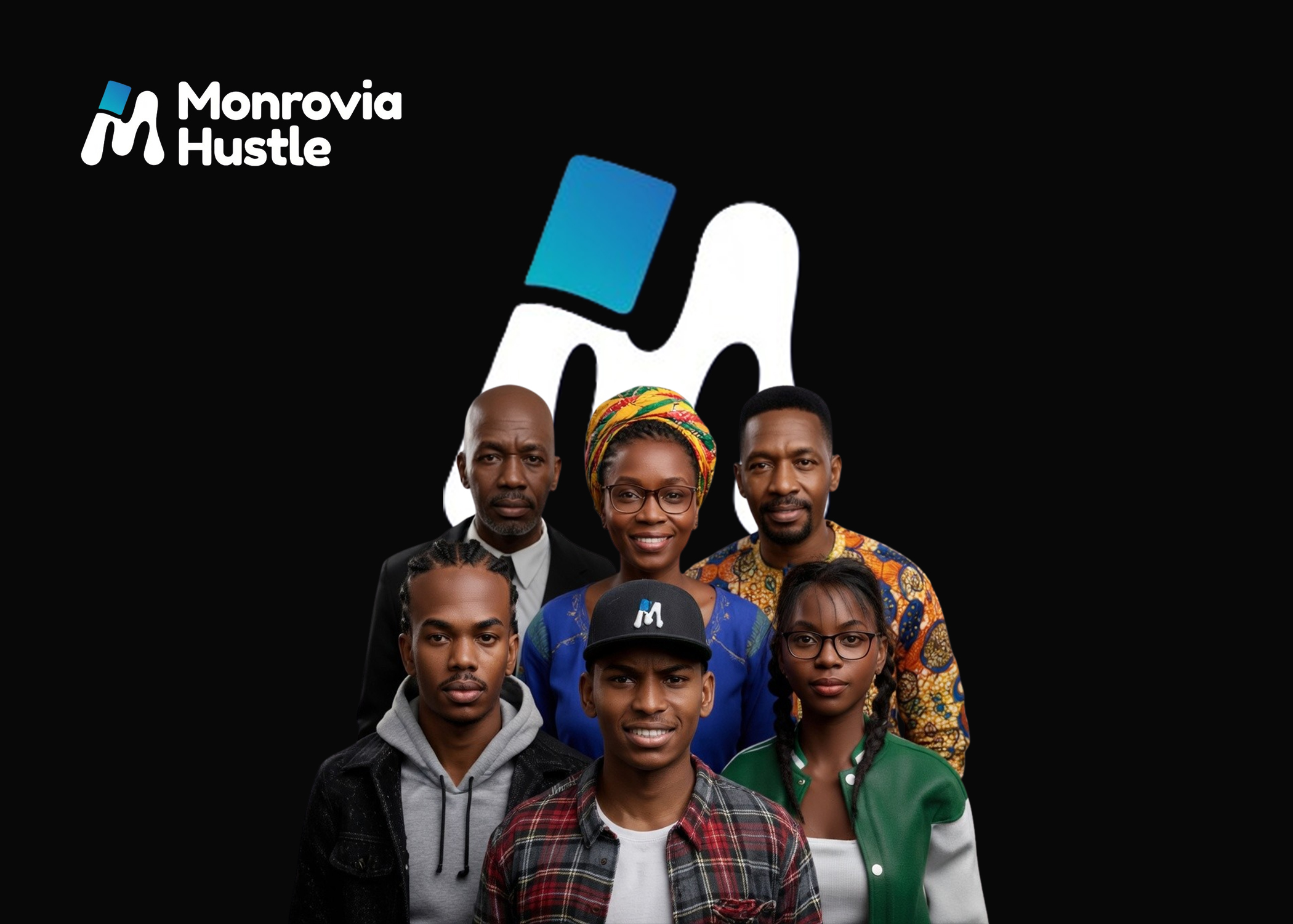 Monrovia Hustle — protagonist key art